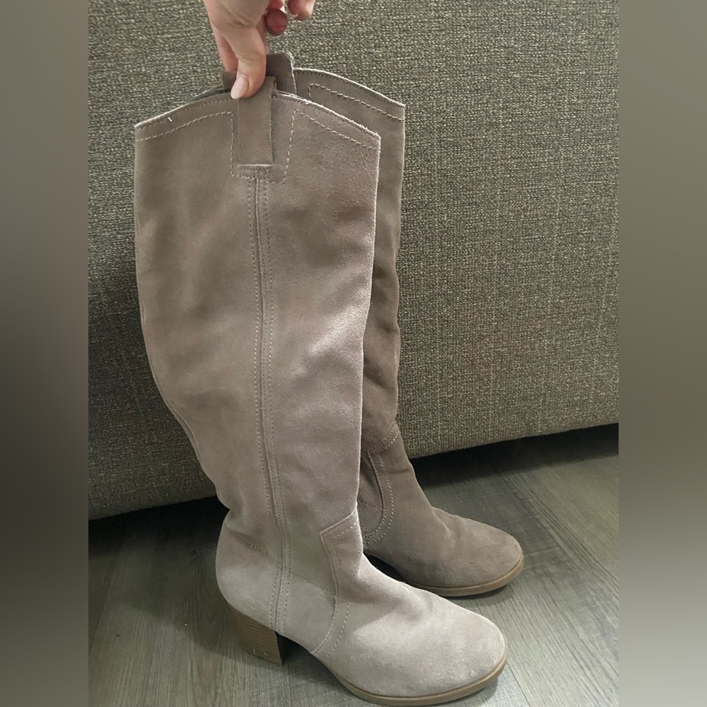 Leather Tall Boots